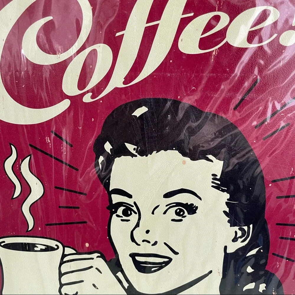 NEW Coffee You Can Sleep When You’re Dead Metal Sign